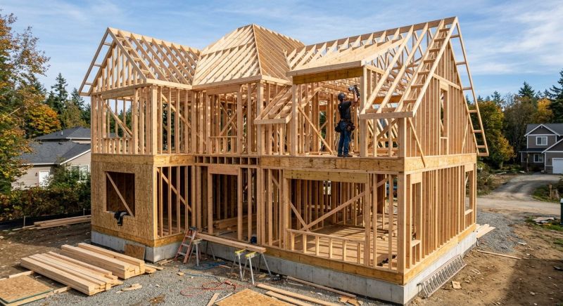 Building Framing in Conroe, TX