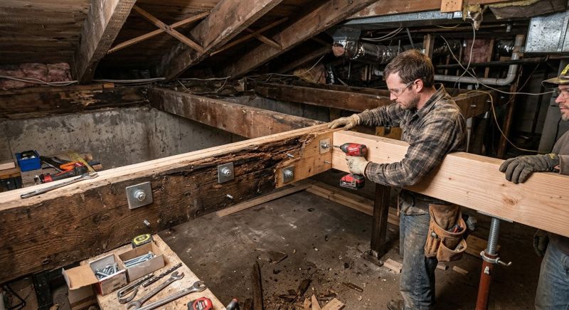Ceiling Joist Repair in Conroe, TX