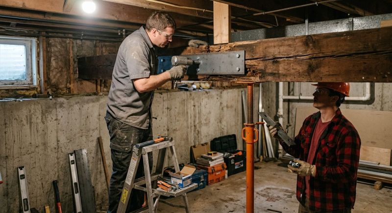 Floor Beam Repair in Kansas City, KS