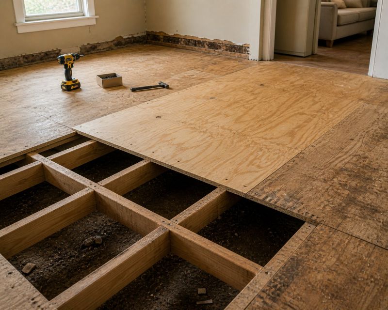 Floor Joist Repair in Kansas City, KS