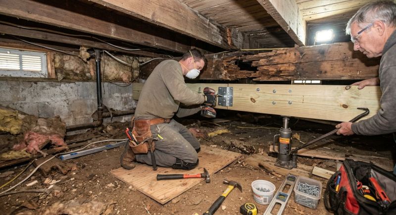 Foundation Joist Repair in Wilmington, NC