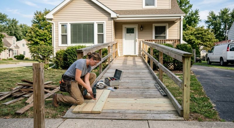Handicap Ramp Installation in Wilmington, NC
