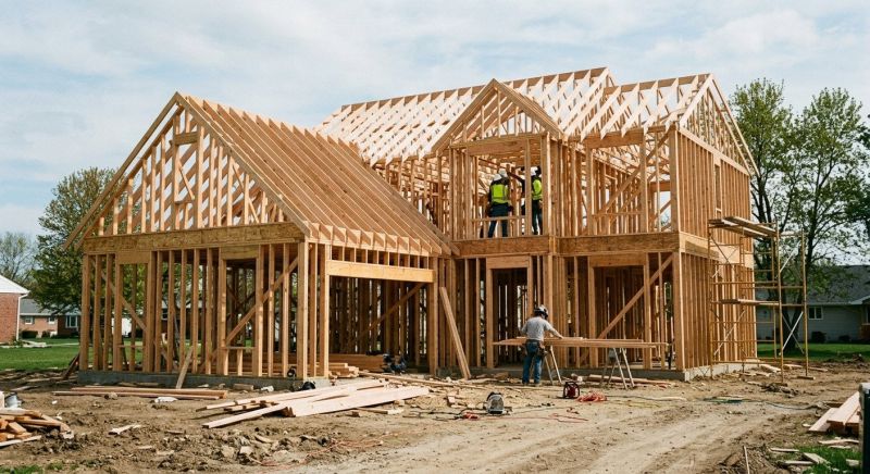House Framing in Kansas City, KS