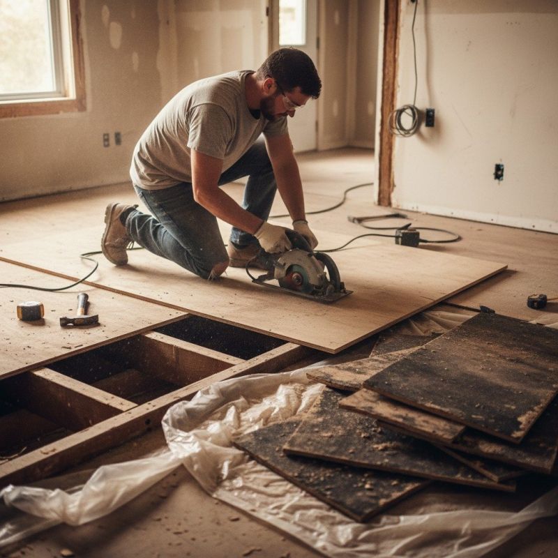 Plywood Flooring Installation