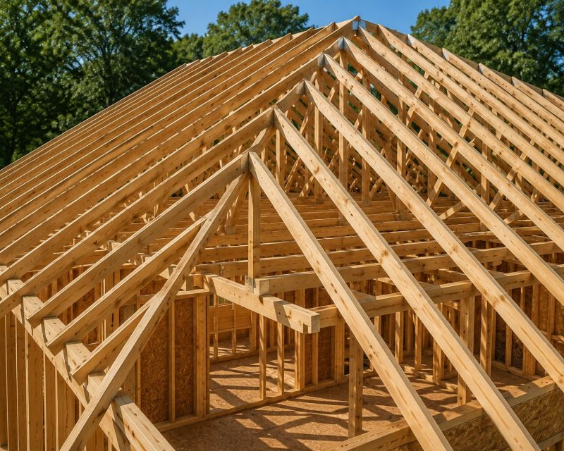 Rafter Framing in Conroe, TX