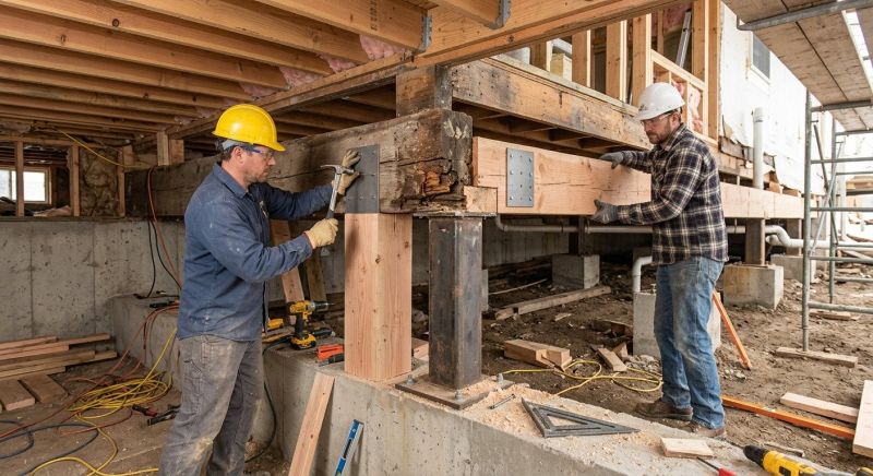 Roof Beam Repair in Kansas City, KS