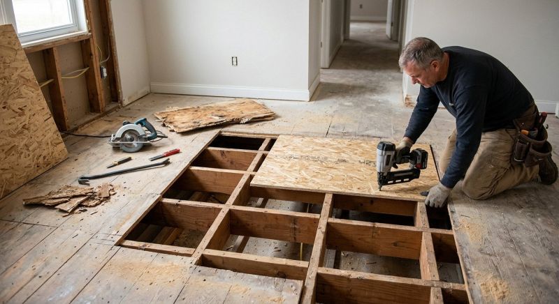 Subfloor Repair in Kansas City, KS