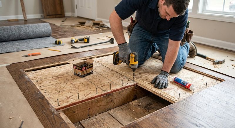 Subfloor Repair in Conroe, TX