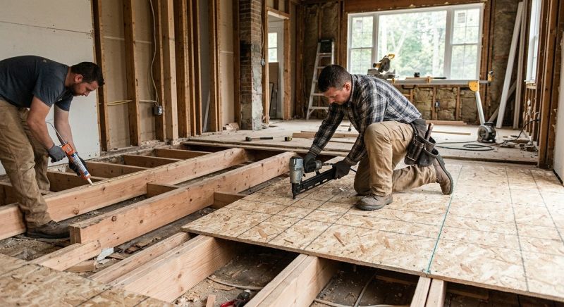 Subflooring Renovation in Conroe, TX