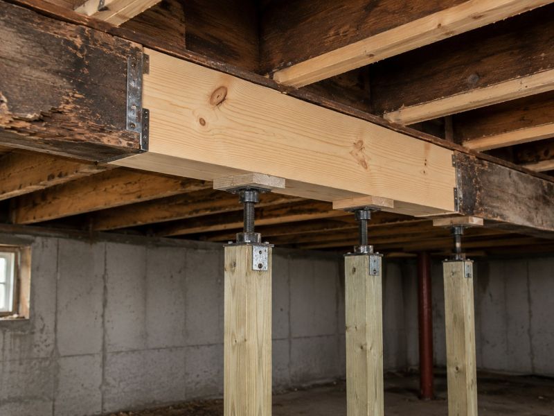 Support Beam Repair in Wilmington, NC